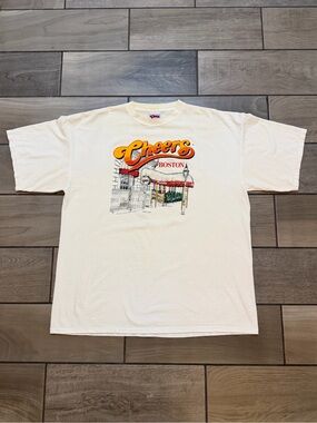 Vintage 1999 Cheers Boston TV Show promo T-Shirt Made in USA